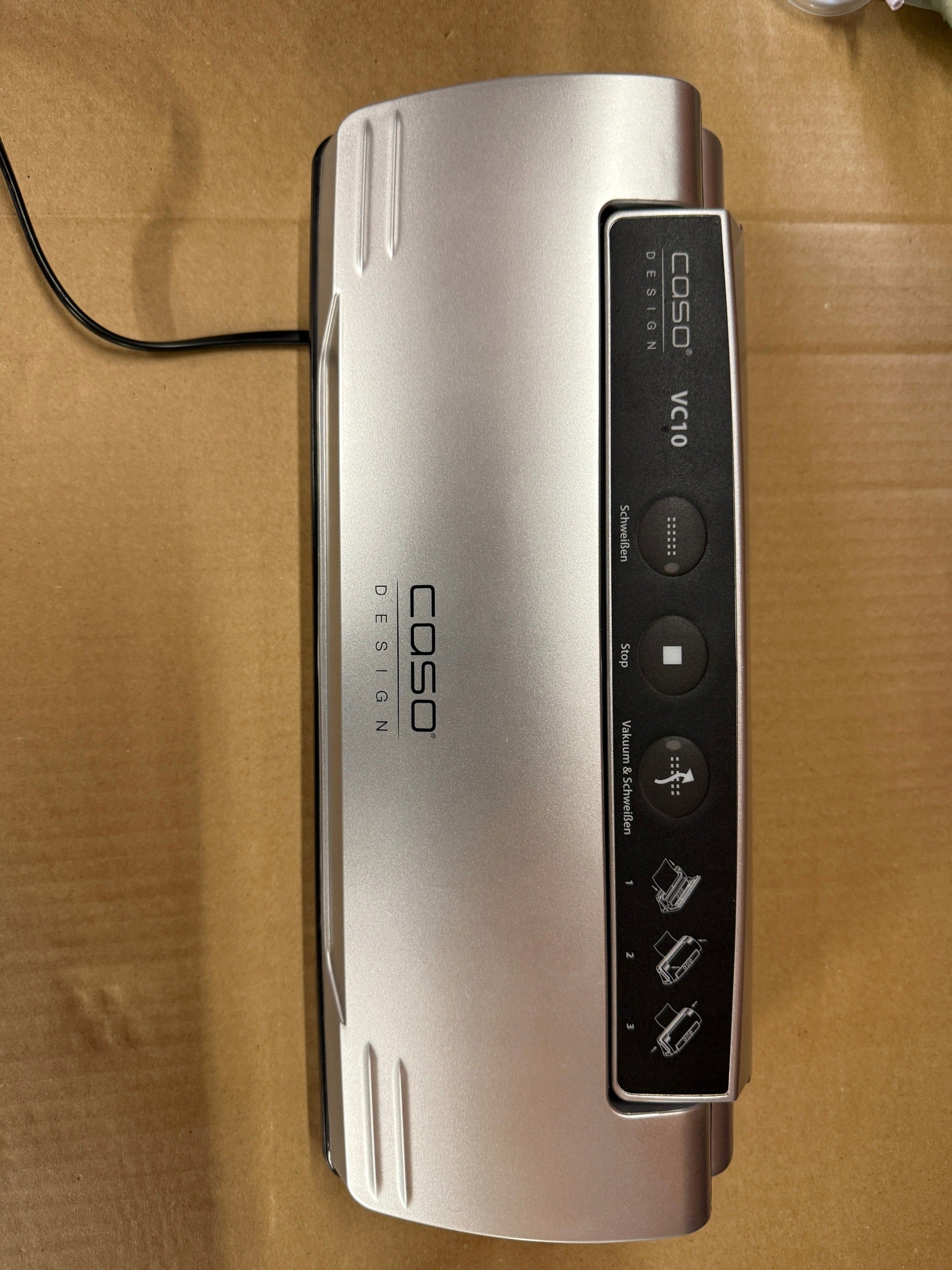 Vacuum welding machine CASO VC10 110W packaging machine Sous Vide USED Manufacturer code 1340-1