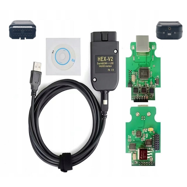 Vag-com VCDS OBD2 HEX-V2 Premium V25.3 Diagnostic Interface 2025 Polish Brand 100