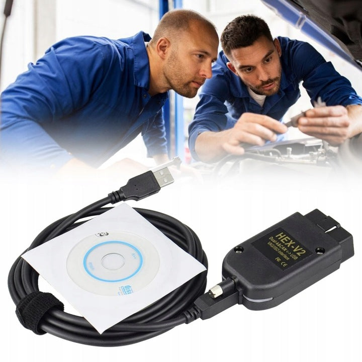 Vag-com VCDS OBD2 HEX-V2 Premium V25.3 Diagnostic Interface 2026 Manufacturer code 4059300925168
