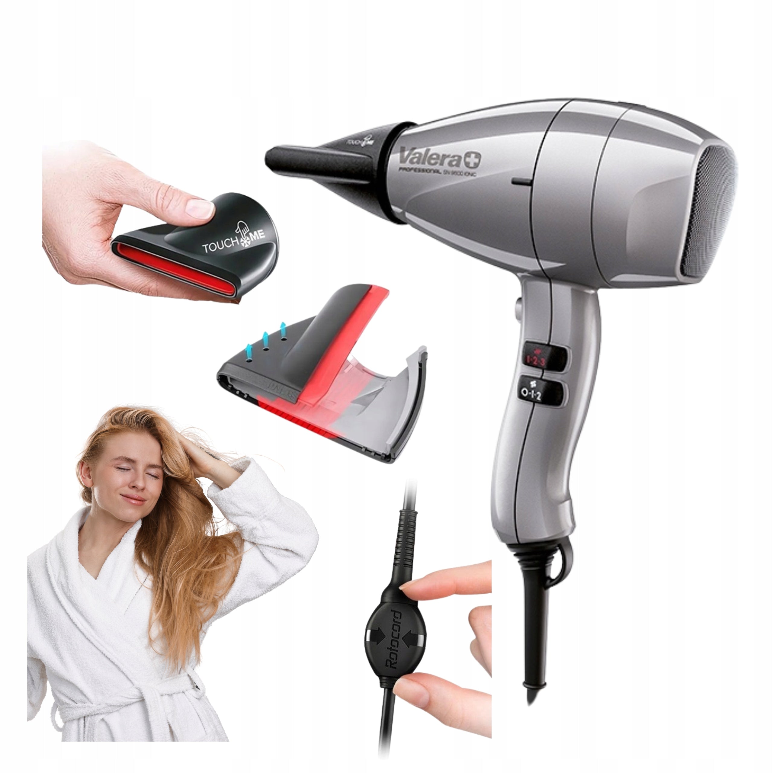 Valera Hair Dryer Swiss Nano 9600 Ionization Cold Vent 2100W