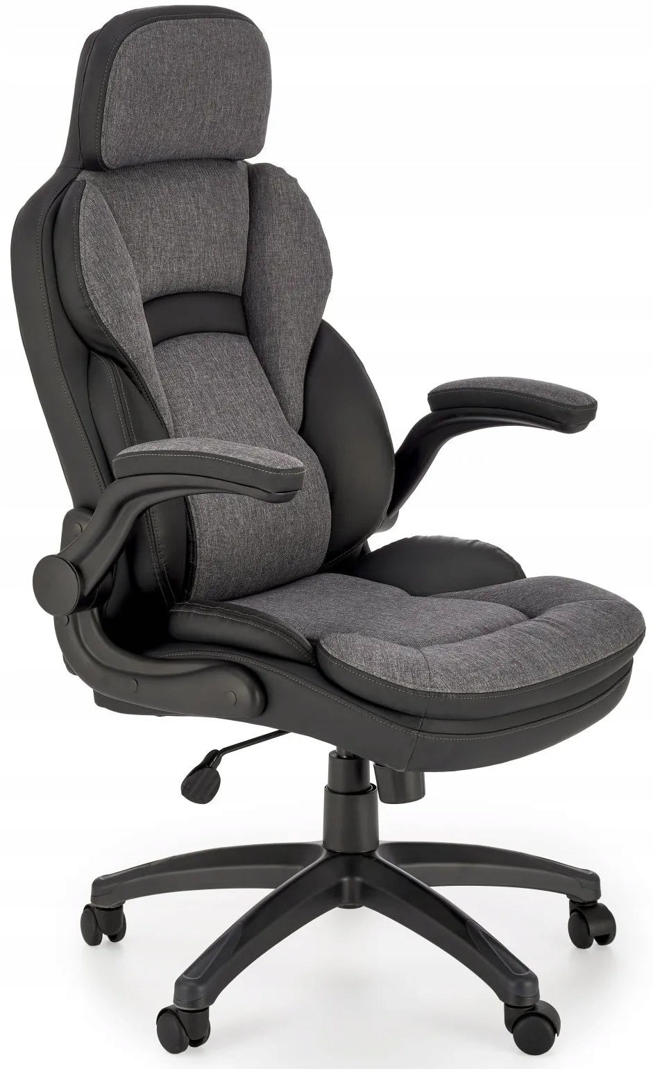 Valerio Office Chair Black Grey Tilt Halmar