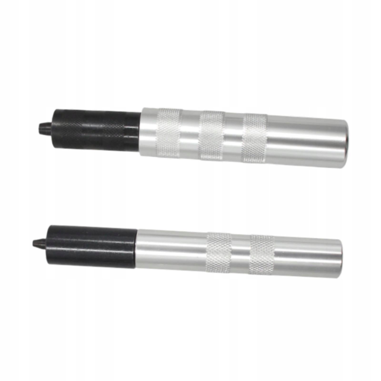Valve Core Remover Professional 4.5 to 7mm 2 Size Aluminum Alloy Silver Packaging status original