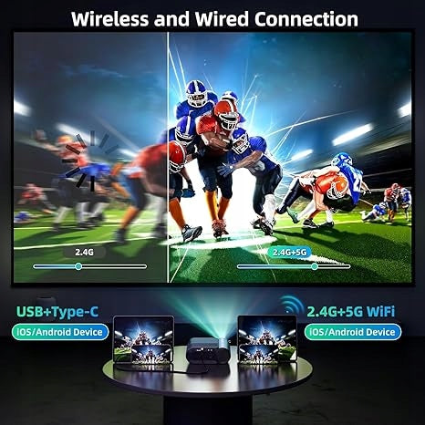 Vamvo Portable WiFi Projector VideoProjector 1080P 200 Inch Manufacturer code VAMVO