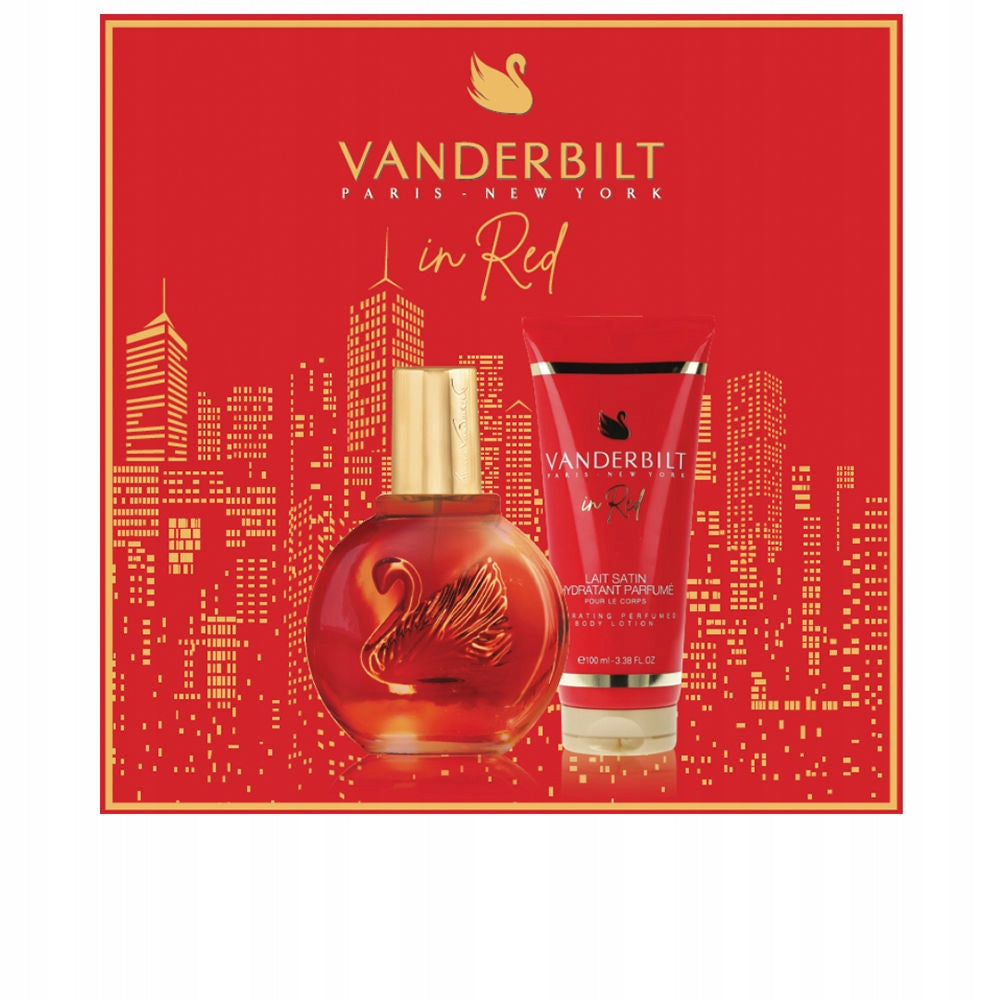 Vanderbilt In Red Set EDT spray 100 ml + lotion d/c 100 ml