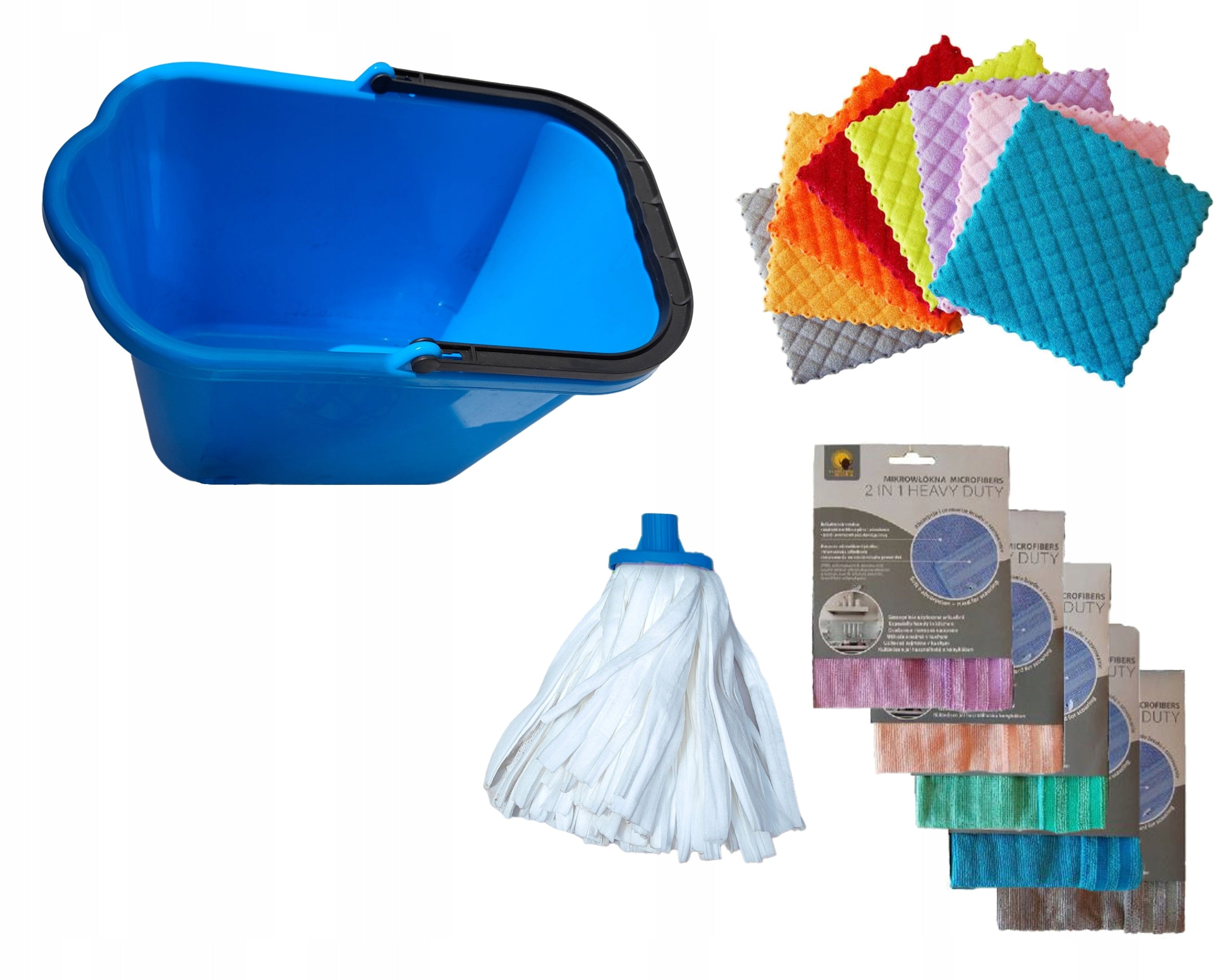 Vedro a strapcový mop Konex Brand Konex