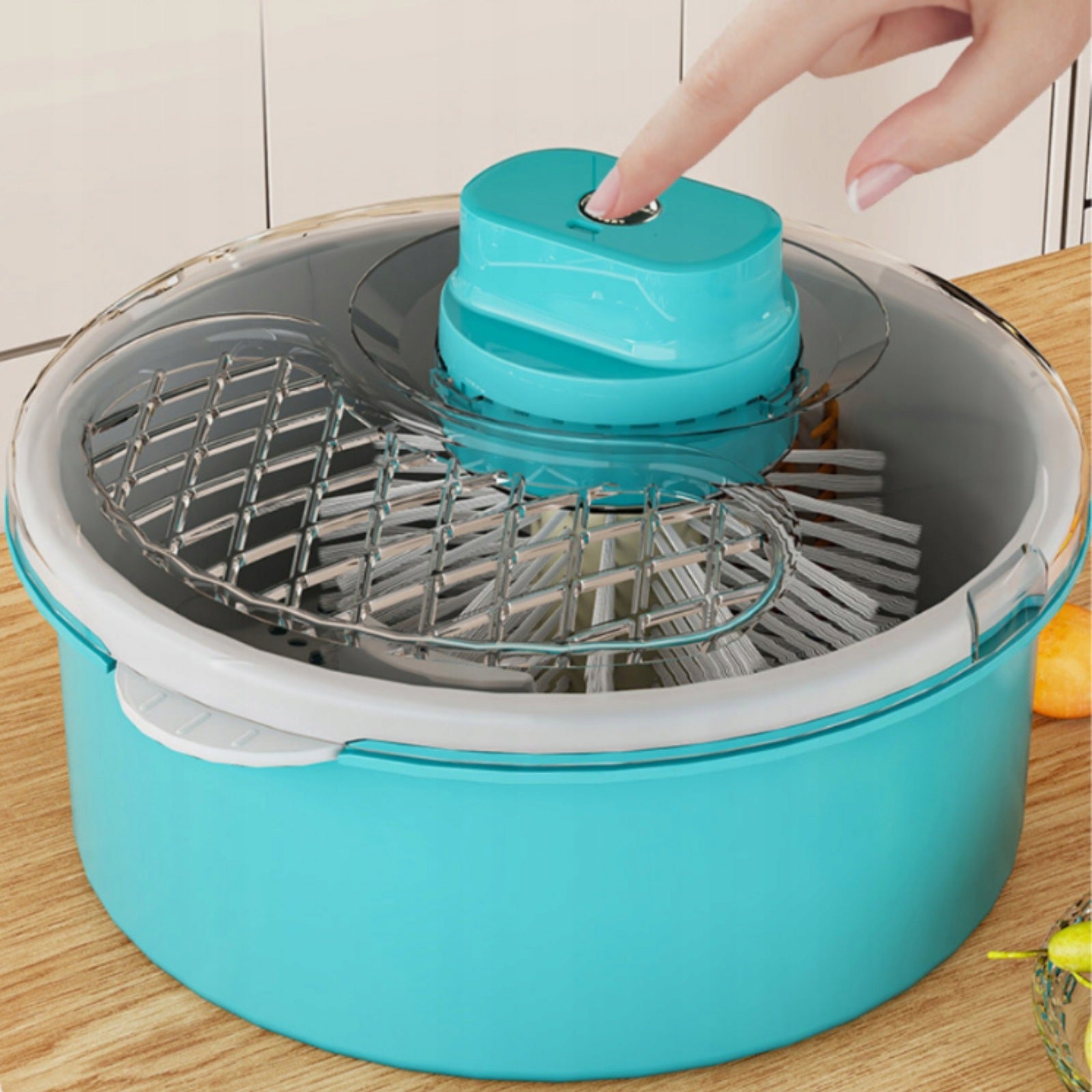 Vegetable Washer with Basket Electric Fruit Washer Single-Button Packaging status original