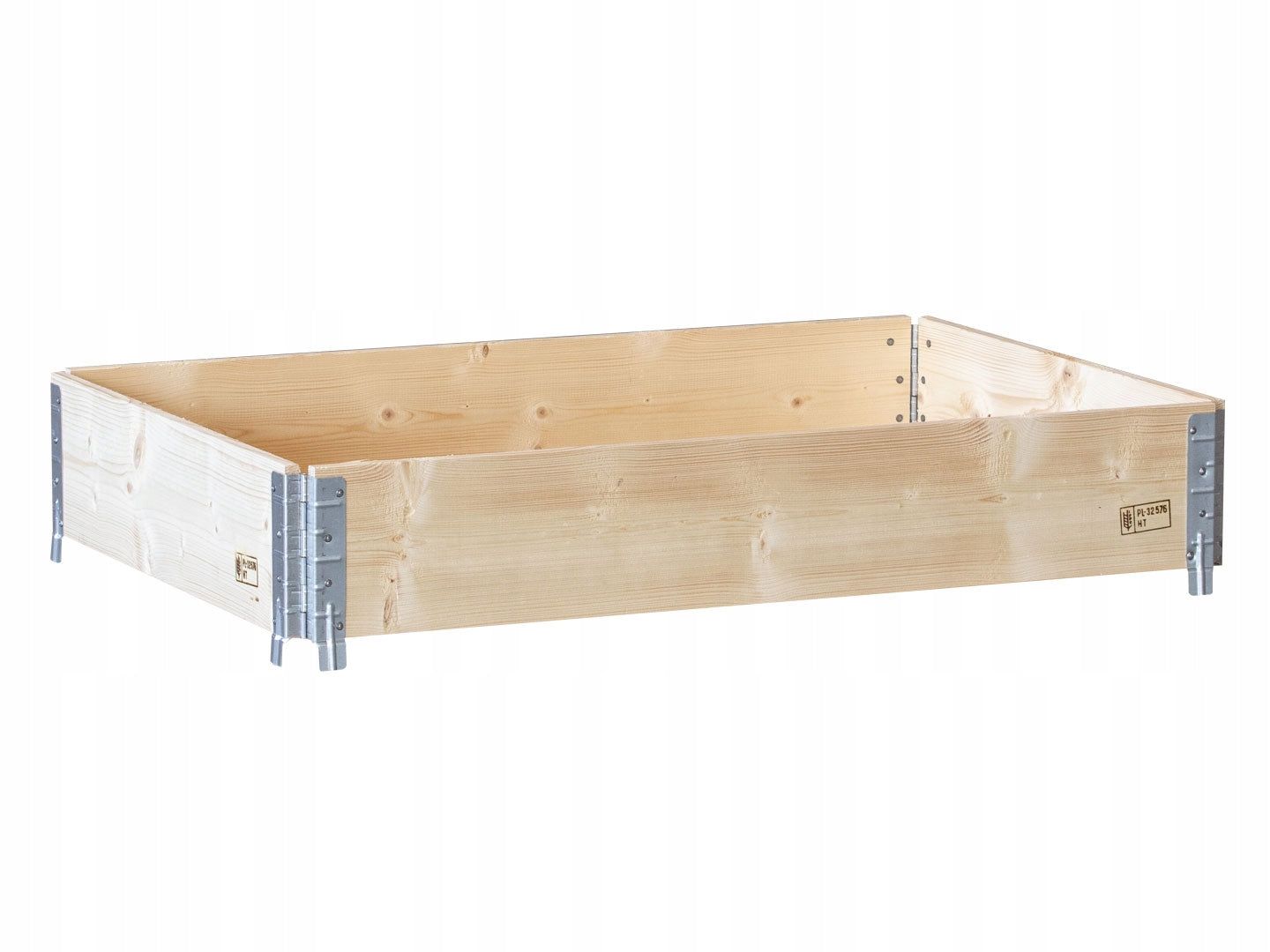 Vegetable discount raised 120x80x20 cm wooden chest herbarium