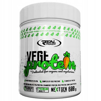Vegetarian Vegetable Protein Real Pharm Vege Protein 600g VANILLA Expiration date at least six months from the date of purchase