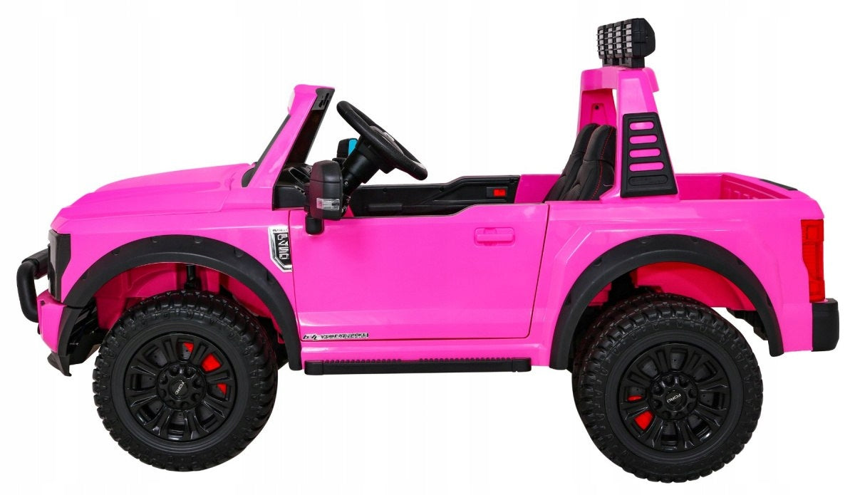 Vehicle Ford Super Duty Pink Color red