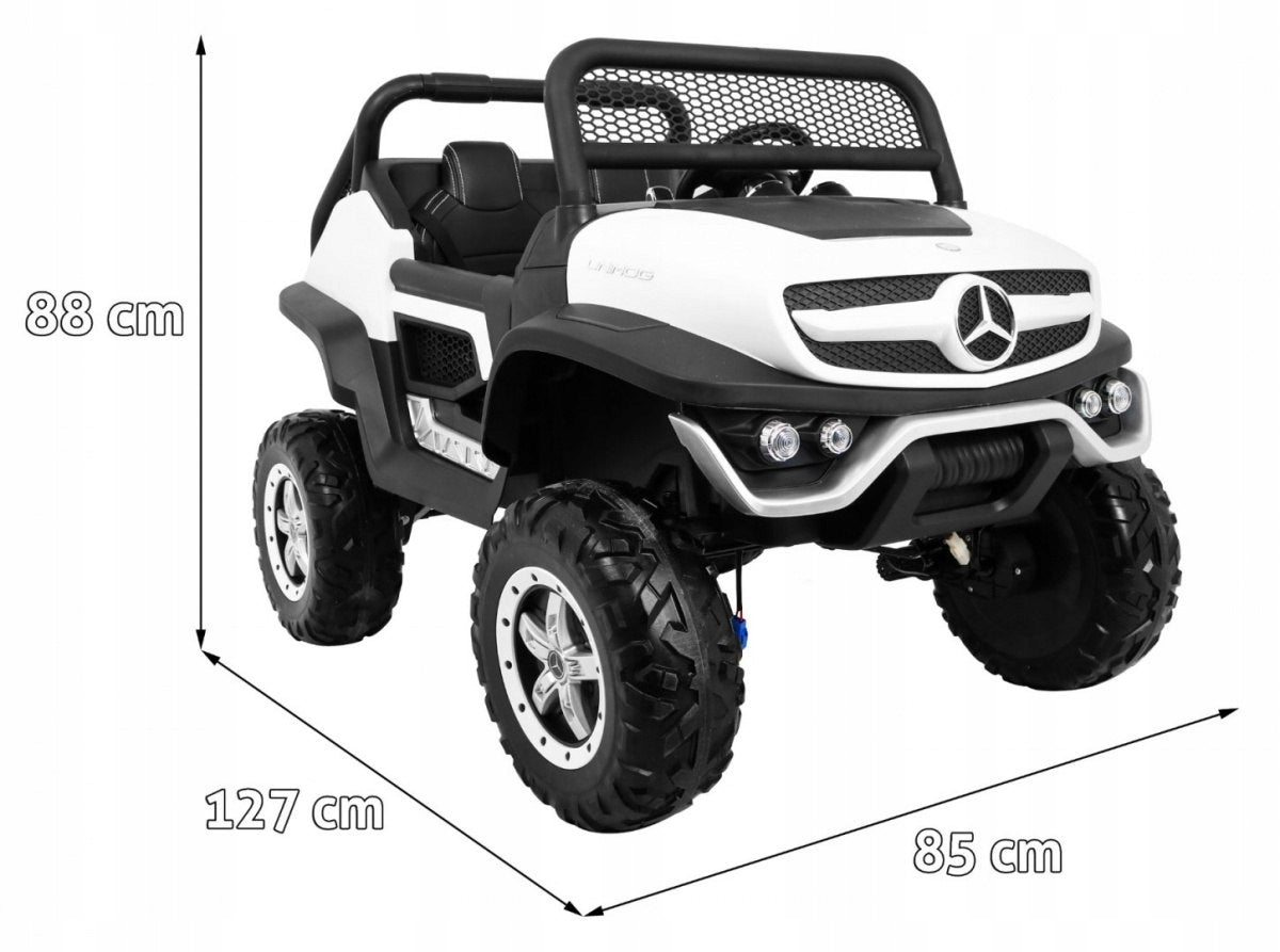 Vehicle Mercedes BENZ UNIMOG White Packaging status original