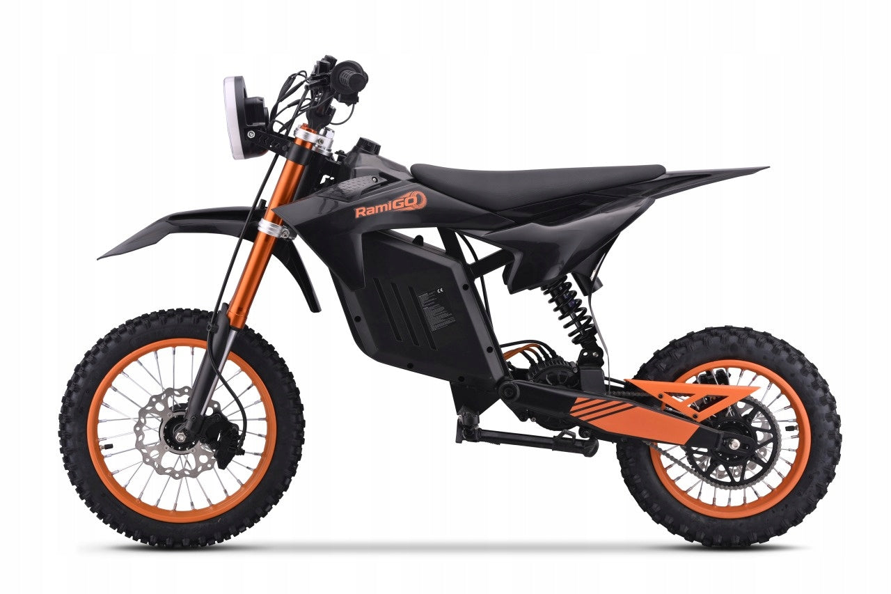 Vehicle Motor Electric E-RIDER X Black Front Lamp + Light Switch Brand Ramiz