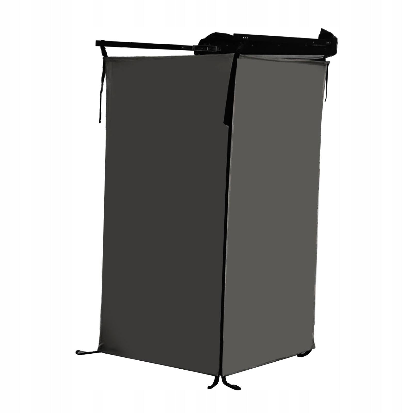 Vehicle Side Shower Tent Outdoor Changing Dressing Room Privacy Black