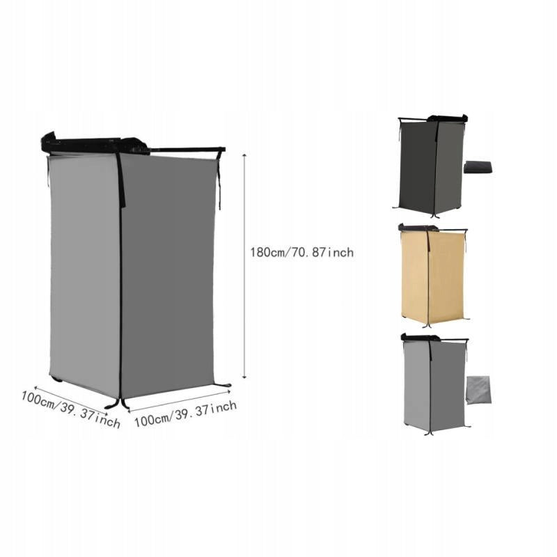 Vehicle Side Shower Tent Portable Hiking Outdoor Shower Room Dressing Gray Manufacturer code 11666073090