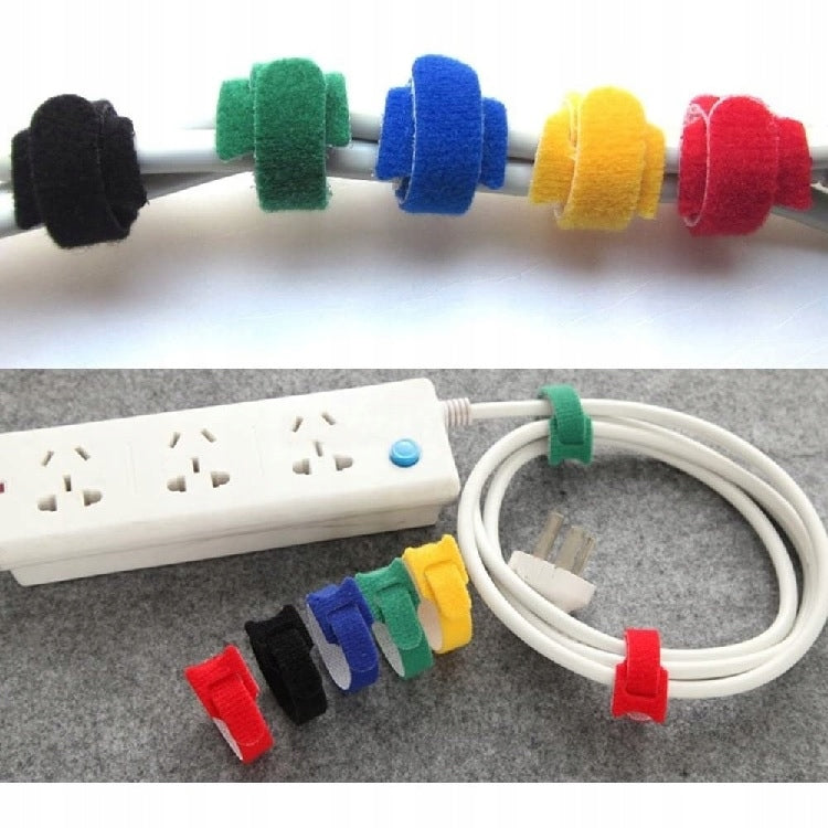 Velcro Bands for Cables 150x12mm Colorful 10 pieces Techly Manufacturer code ISWT-VEL10-COLT