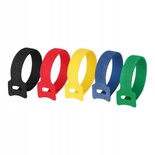 Velcro Cable Ties Set of 50 Pieces 110x10mm Multicolor Clamp Color multicolor