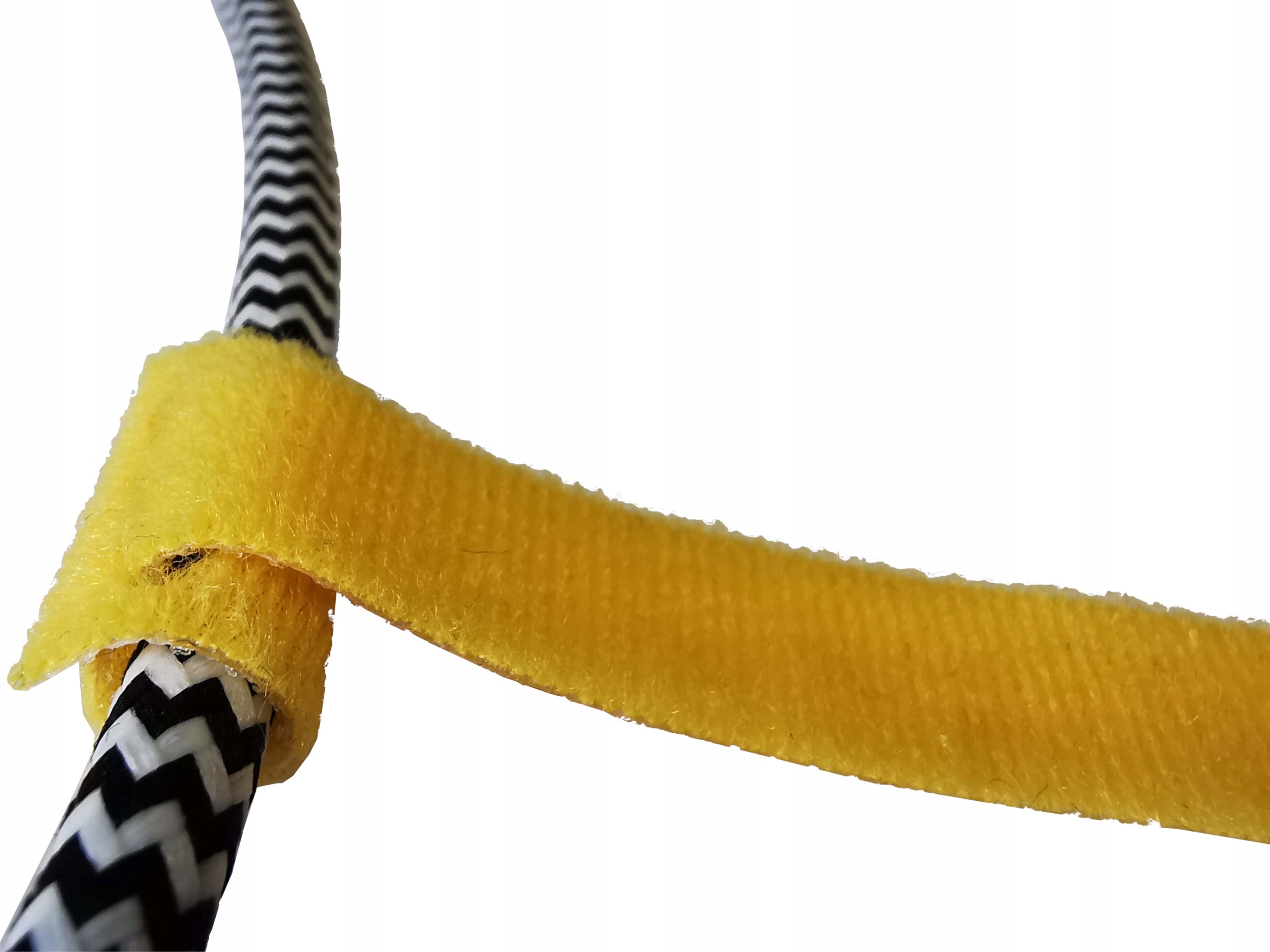 Velcro clamps cable Velcro organizer 20x125 mm 10 pcs yellow Color yellow