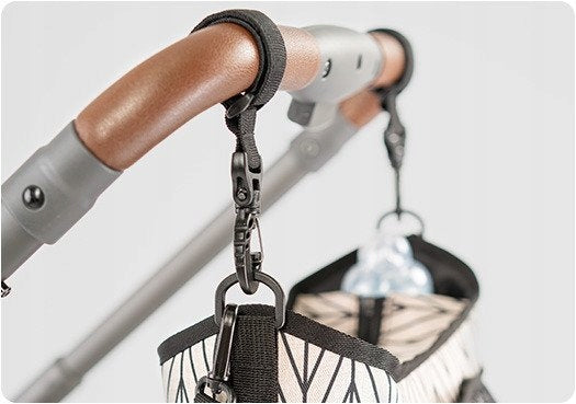 Velcro holder carabiner hook REER for trolley 2pcs Brand Reer