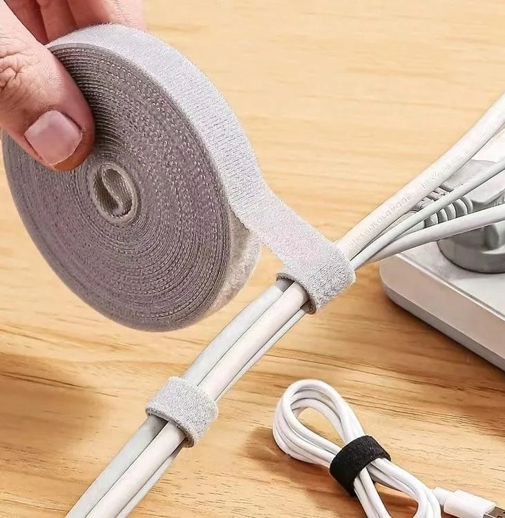 Velcro tape for flowers of tomatoes binding plants of tree bushes 500cm 5m Manufacturer code Rzep do kabli typ 6 zielony