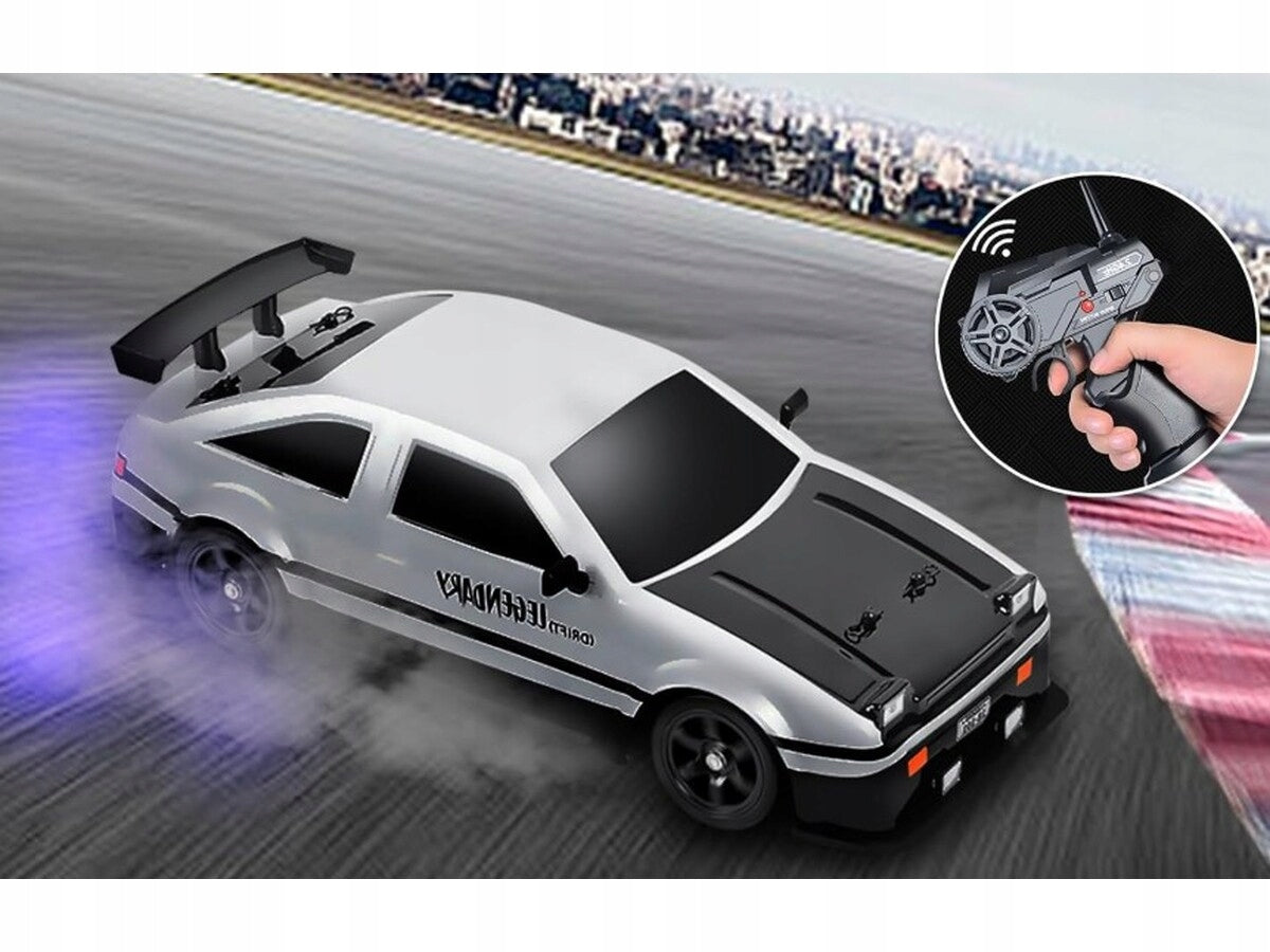 Velké auto na dálkové ovládání RC pro driftování LED dým 4x4 Toyota Drift Brand HB Toys