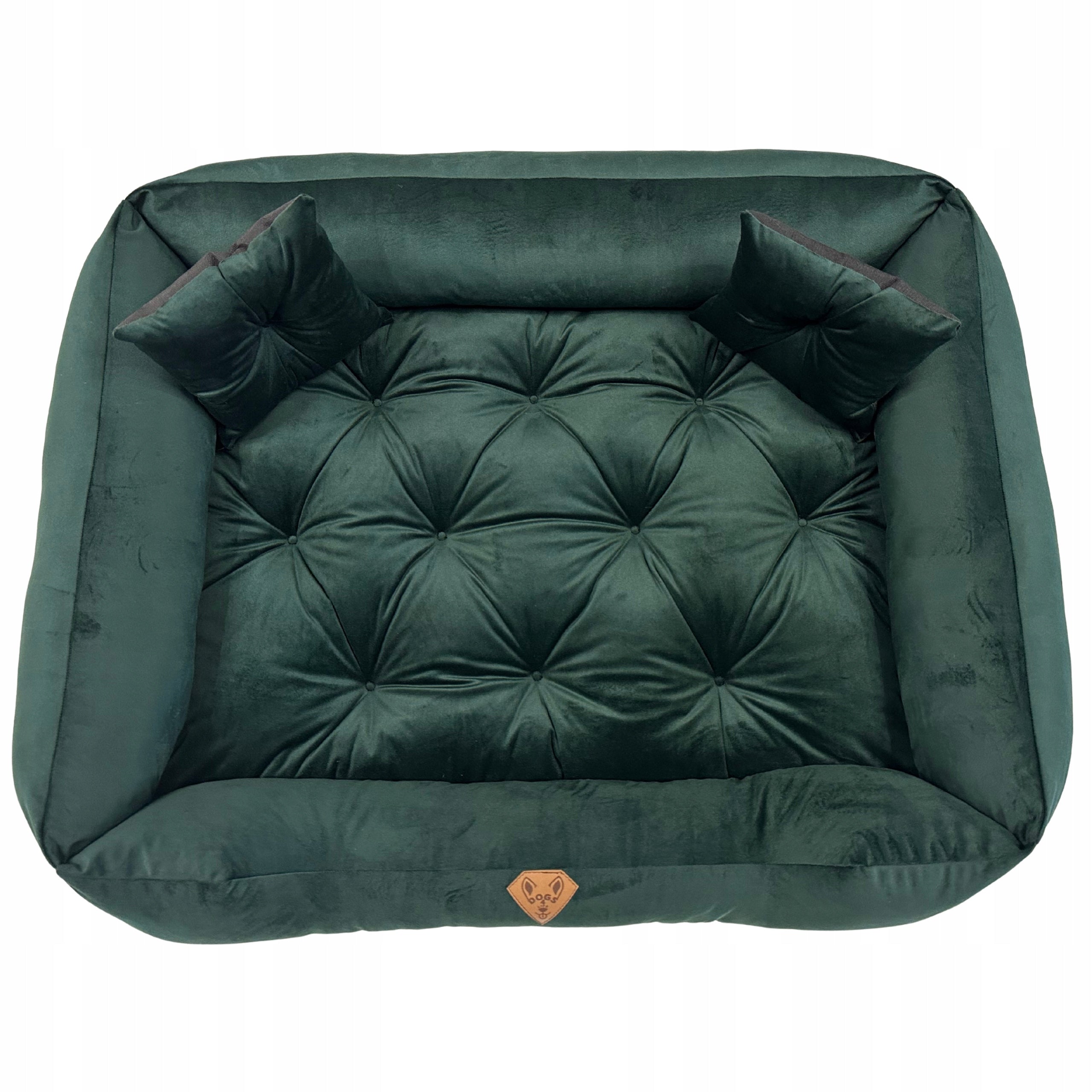 Velour cat dog bed green 90x75 cm non-slip bottom Manufacturer code LVZIM