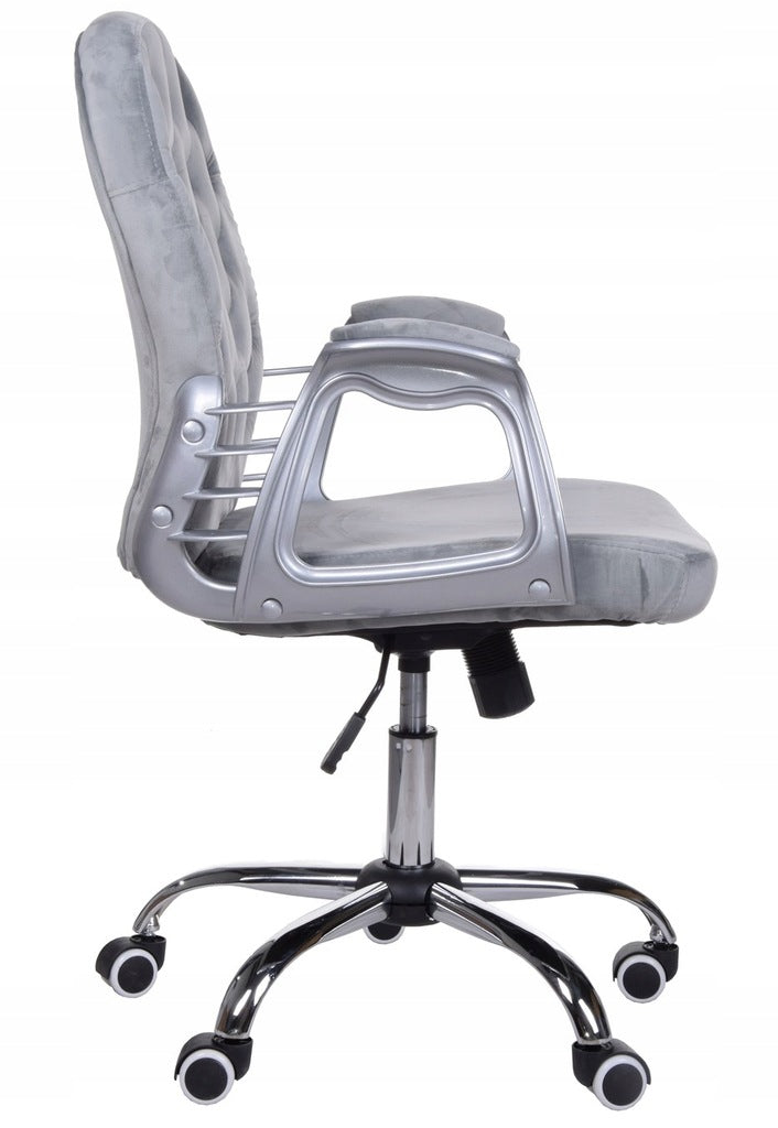 Velour office chair grey GIOSEDIO crystals EAN (GTIN) 5902751542653