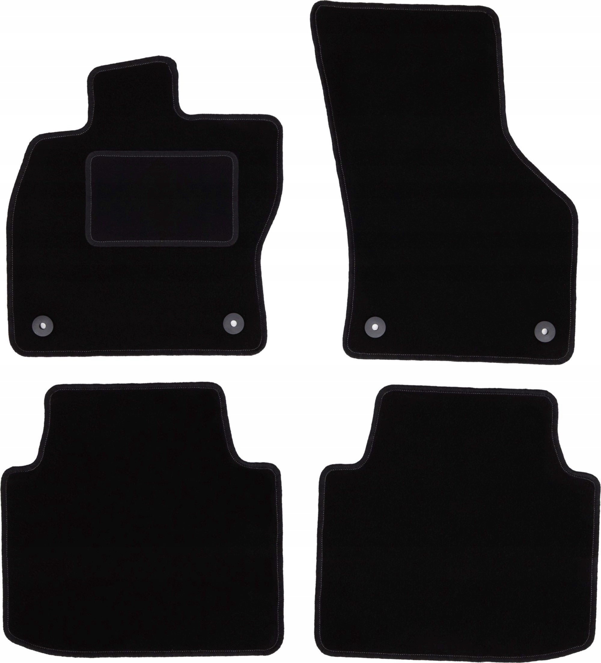 Velour rugs for: Skoda Superb III station wagon, sedan (2015-2020)