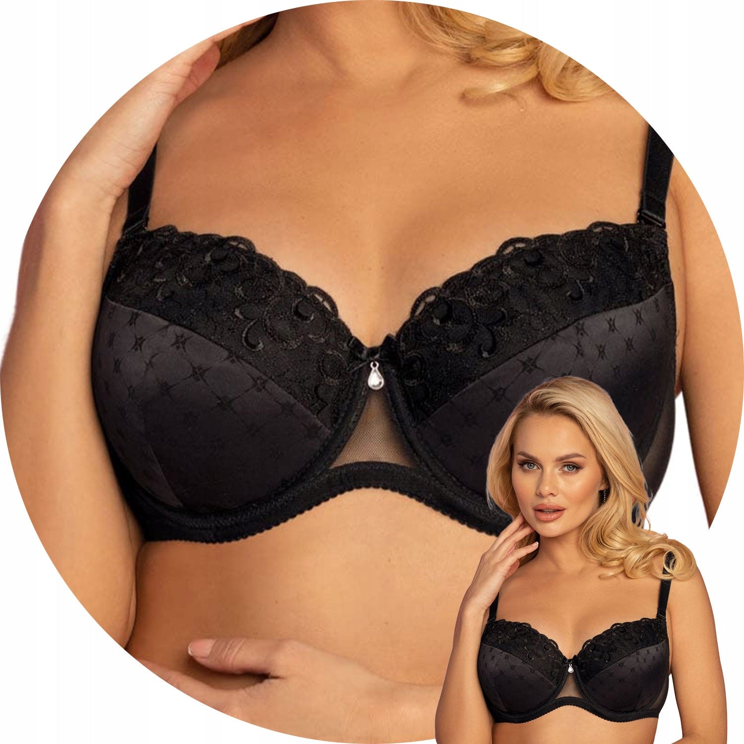 BH für Damen Vena VB-442, schwarz