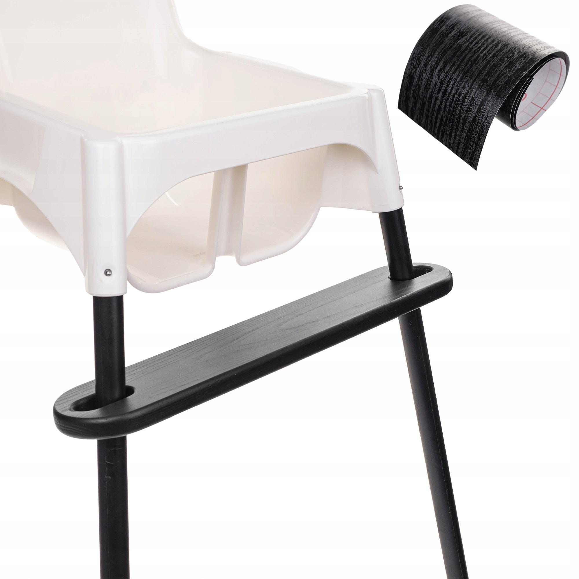 Veneer Black for IKEA Antilop chair legs wood color black aMami