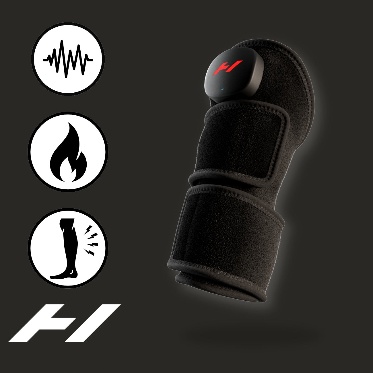 Venom 2 Leg Relaxing Massager Warming Vibration Black EAN (GTIN) 810050282703
