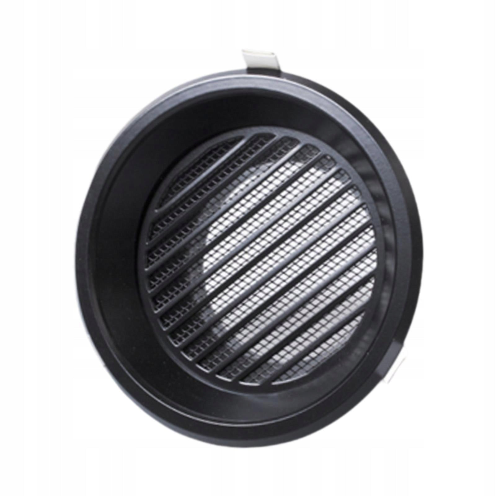 Vent Duct Cover Air Outlet ,Easy to Install, Vent Cap, Aluminum Alloy black Batteries included no
