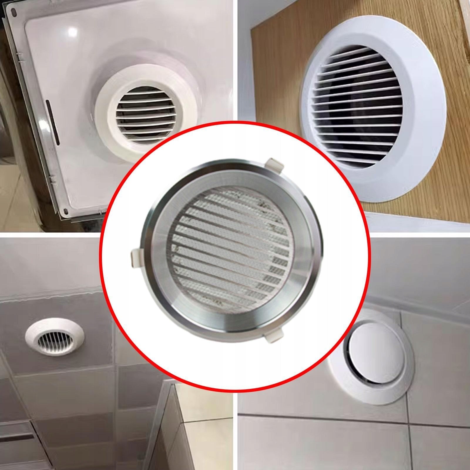 Vent Duct Cover Air Outlet ,Easy to Install, Vent Cap, Aluminum sliver Type air conditioner