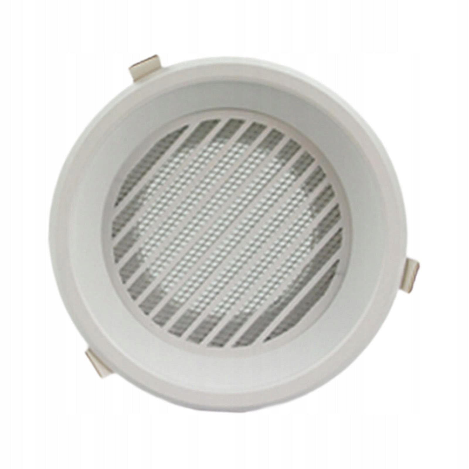 Vent Duct Cover Aluminum Alloy Return Filters Grille Ceiling Vent white Power 1 W