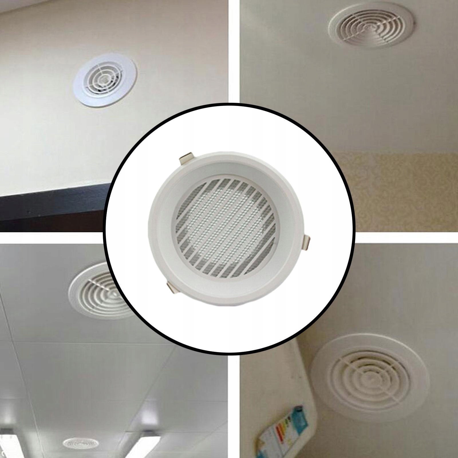 Vent Duct Cover Aluminum Alloy Return Filters Grille Ceiling Vent white Range of energy efficiency classes A+++ - D