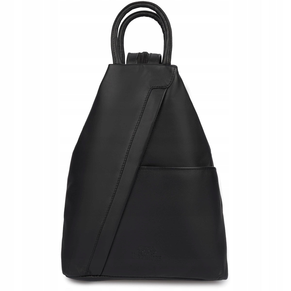 Vera Pelle women's city backpack genuine leather roomy 4 pockets