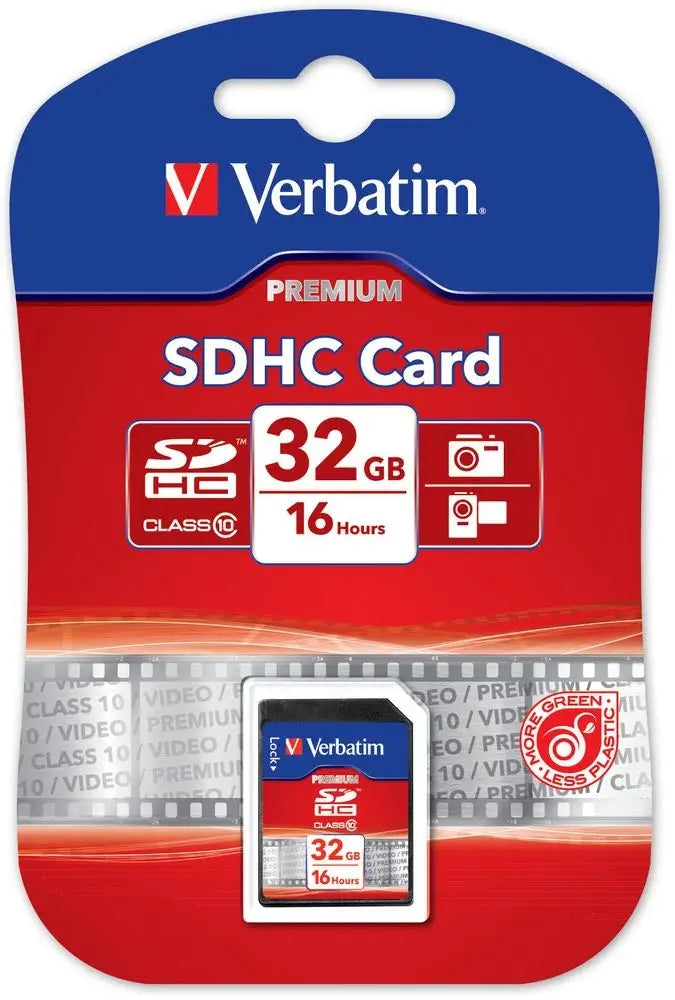 Verbatim Paměťová karta Secure Digital Card Premium U1, 32GB, SDHC, 43963, Card capacity 32 GB