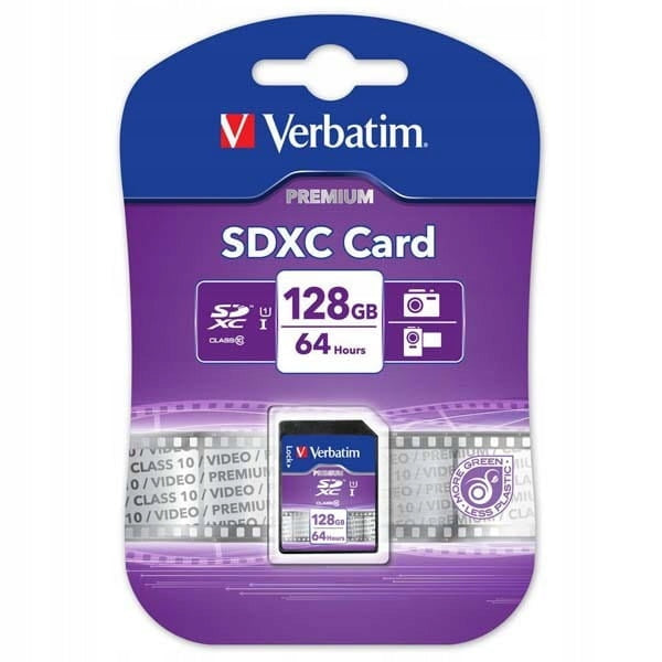 Verbatim Secure Digital Card Premium SDXC U1 128GB