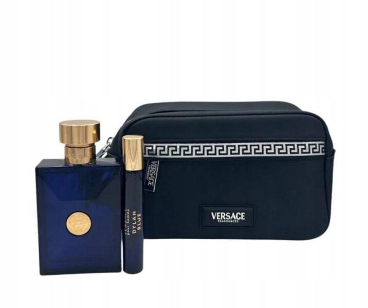 Versace Dylan Blue EDT 100 ml + EDT 10 ml + cosmetic bag Set Brand Versace