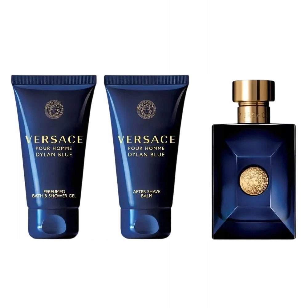 Versace Dylan Blue set (EDT 50 ml + balm + shower gel)