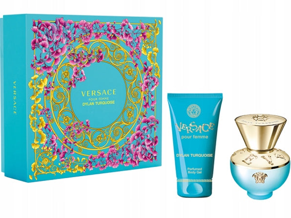 Versace Dylan Turquoise EDT 30 ml + gel 50 ml Set for women Brand Versace