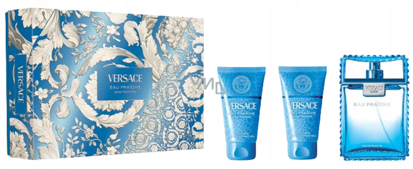 Versace Eau Fraiche Pour Homme toaletní voda 50 ml + balzám po holení 50 ml