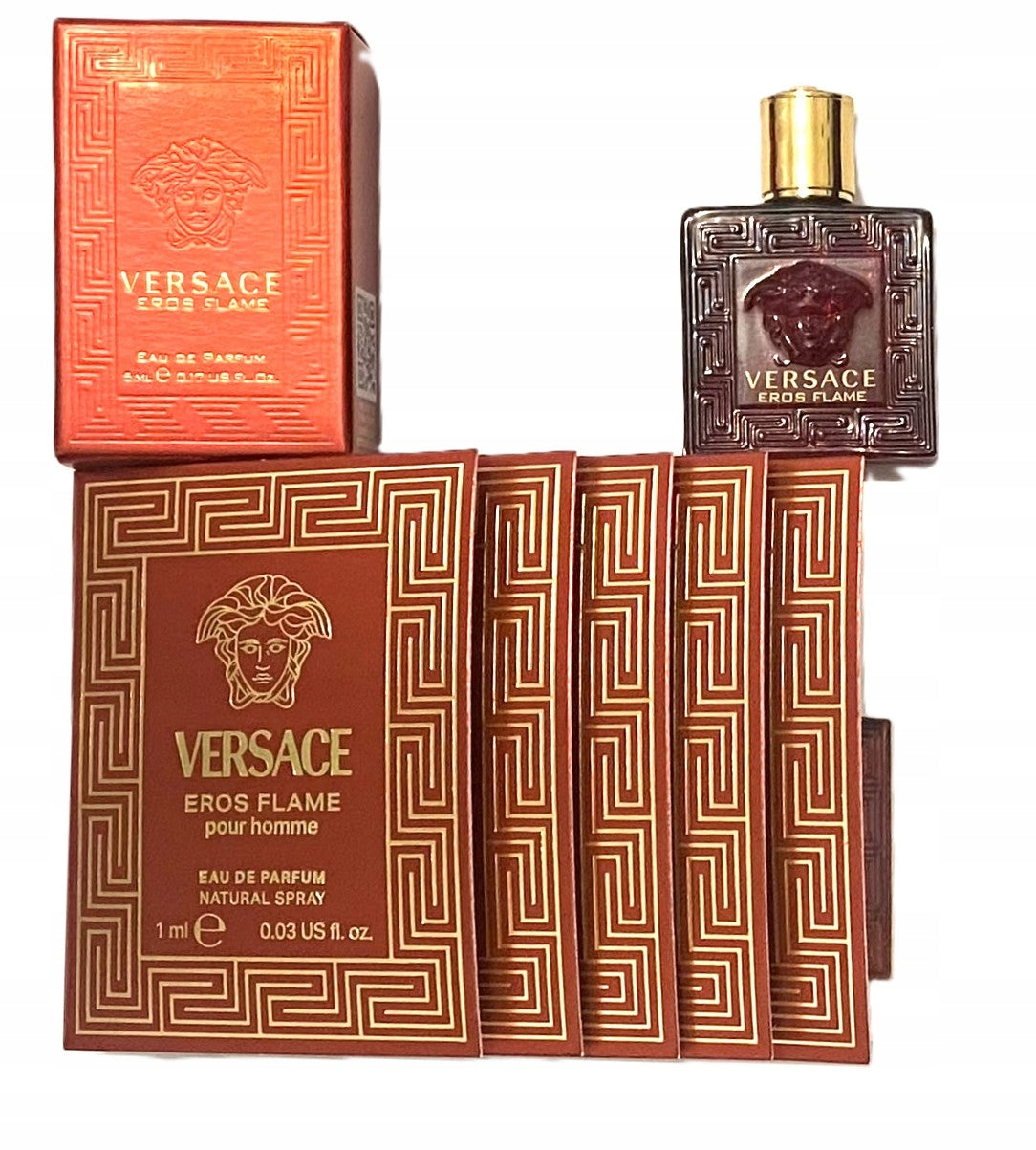 Versace Eros Flame p.homme Miniature edp 5 ml + 5 ml Freebie