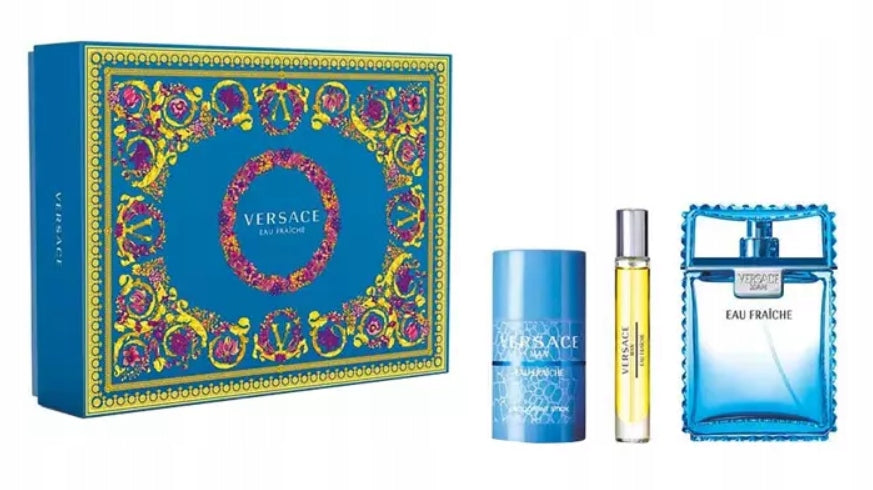 Versace Man Eau Fraiche 100 ml + 75 ml deodorant + 10ml set for men