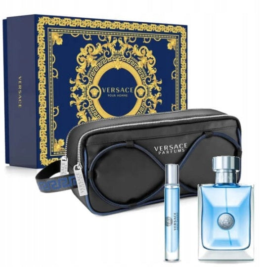 Versace Pour Homme eau de toilette 100 ml + Edt 10 ml + Cosmetic bag Packaging status original