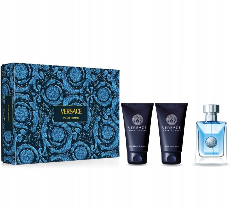 Versace Pour Homme set of cosmetics for men: eau de toilette 50 ml, ża