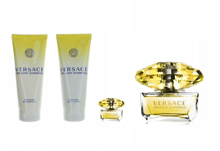 Versace Yellow Diamond EDT 90ml + 5ml + gel 100ml + lotion 100ml EAN (GTIN) 8011003879168