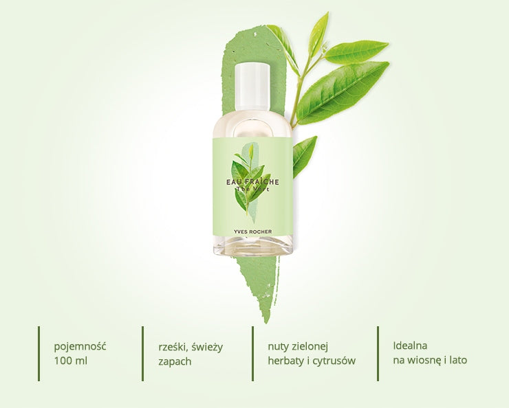 Vert Zielona Herbata Yves Rocher Nowe 100ml Wycofane OSTATNIA SZANSA Brand Yves Rocher