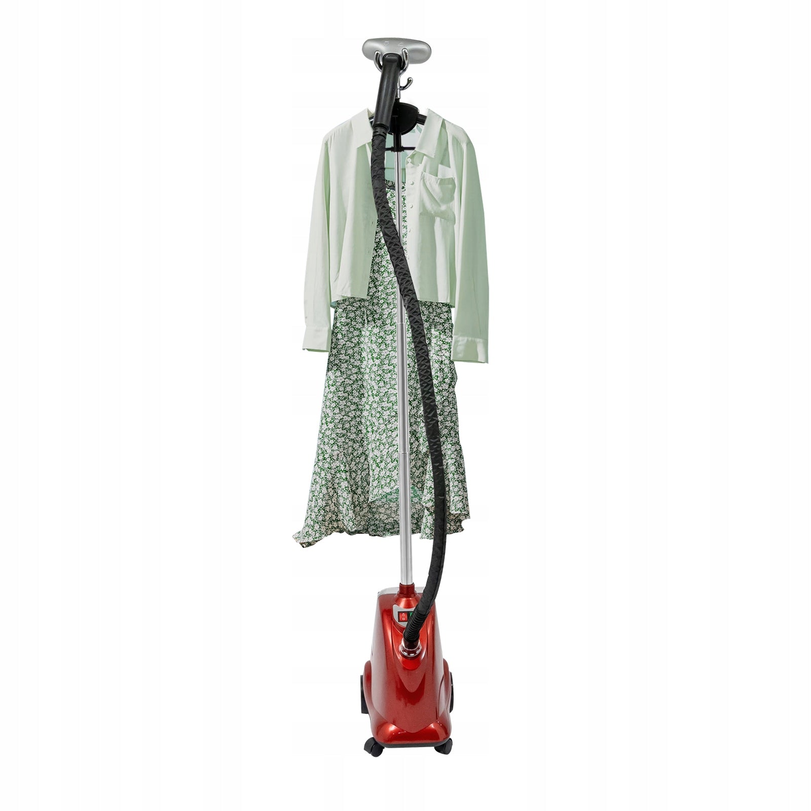 Vertical Steamer for Clothes 2200w, Standing Steamer with Roll Wheels