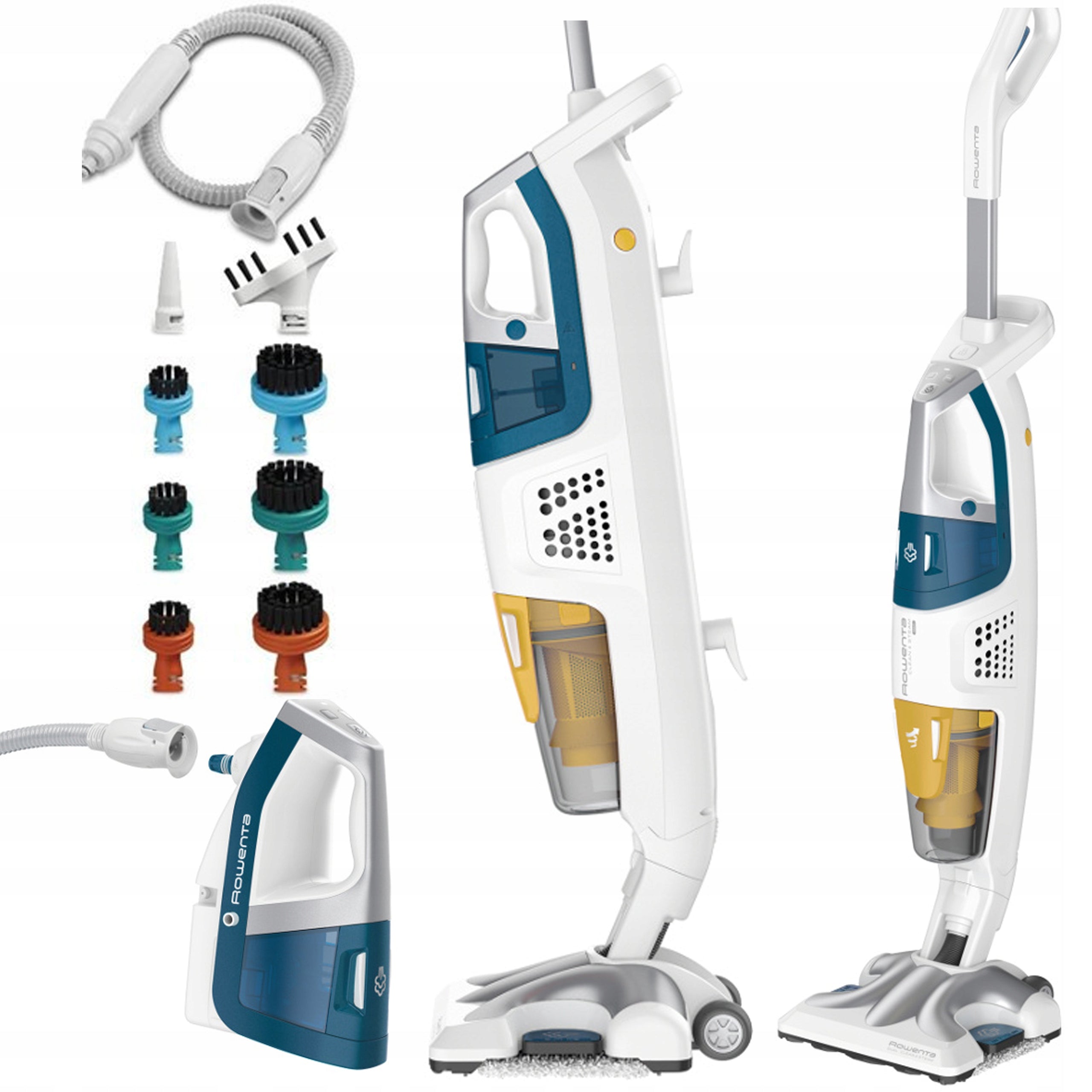 Vertical Vacuum Cleaner Rowenta Clean & Steam Multi RY8561WH Steam Mop