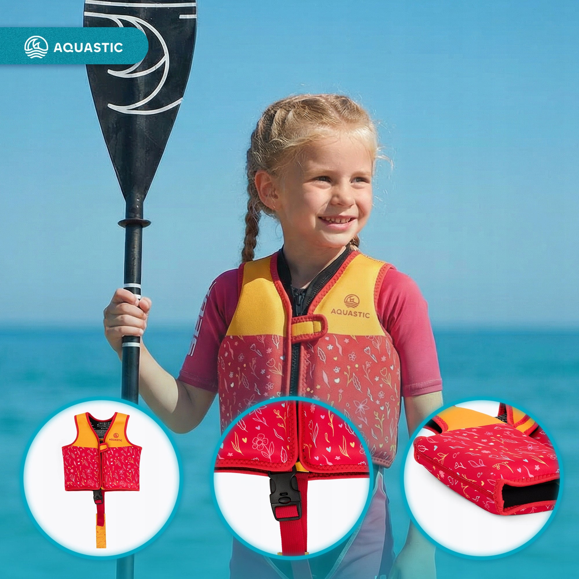 Vest Aquastic Junior r. S up to 19 kg Model Junior