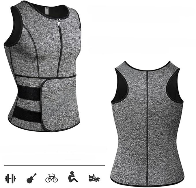 Vest Belt 2in1 Men's Neoprene L | Strong Sauna on Belly Slimming Manufacturer code B09VGDFL3K